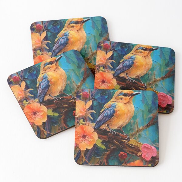 Item preview, Vibrant Plumage: Colorful Bird in Artistic Splendor designed and sold by Visual Foundry.