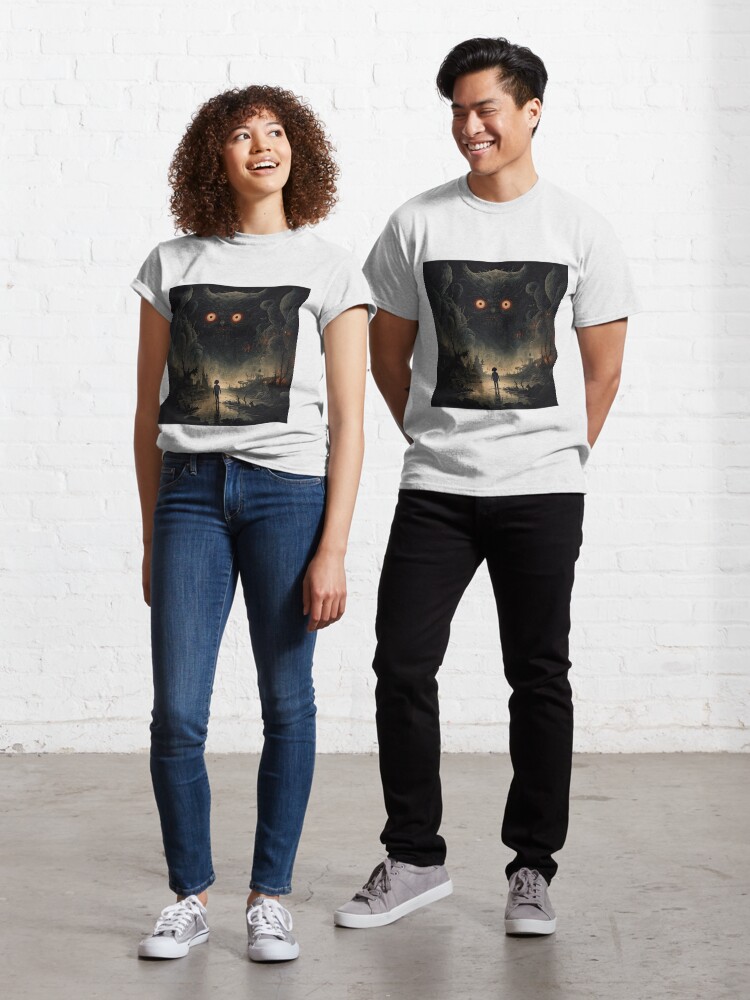 Thumbnail 1 of 7, Classic T-Shirt, Watching - Digital Monster Art designed and sold by Garret Bohl.