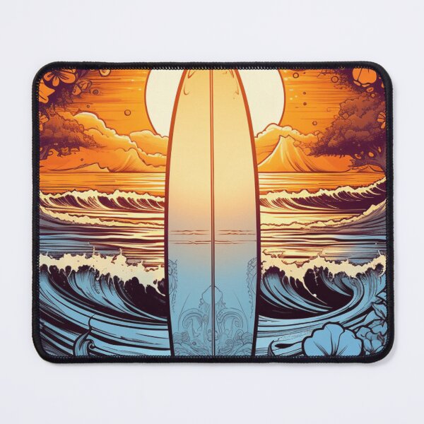 Item preview, Summer Full Of Surfing Surf Board Sunset designed and sold by Nightarcade.
