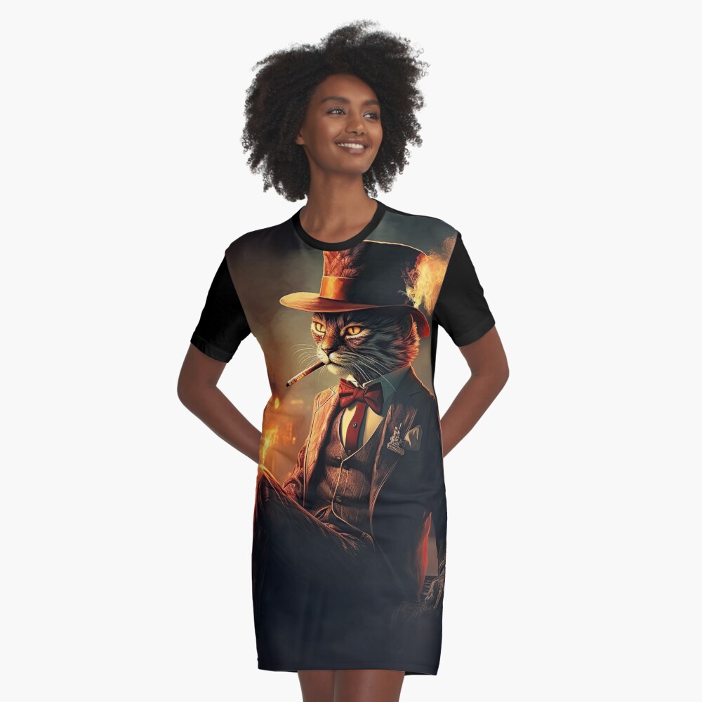 Item preview, Graphic T-Shirt Dress designed and sold by garretbohl.
