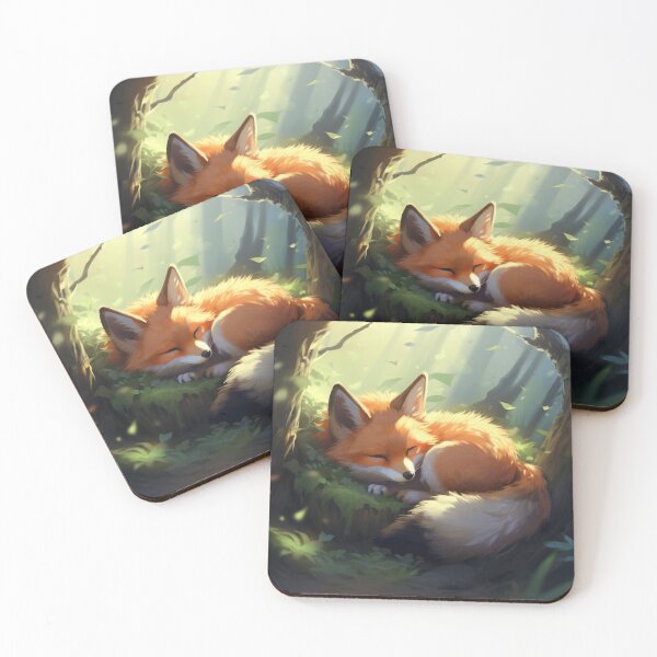 Item preview, Sleeping fox designed and sold by art-shop-by-Kat.