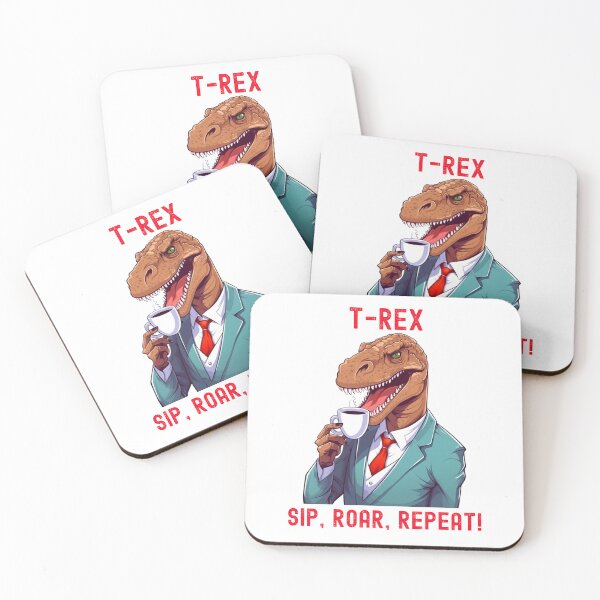Item preview, T-Rex - Sip, Roar, Repeat! designed and sold by heringa.