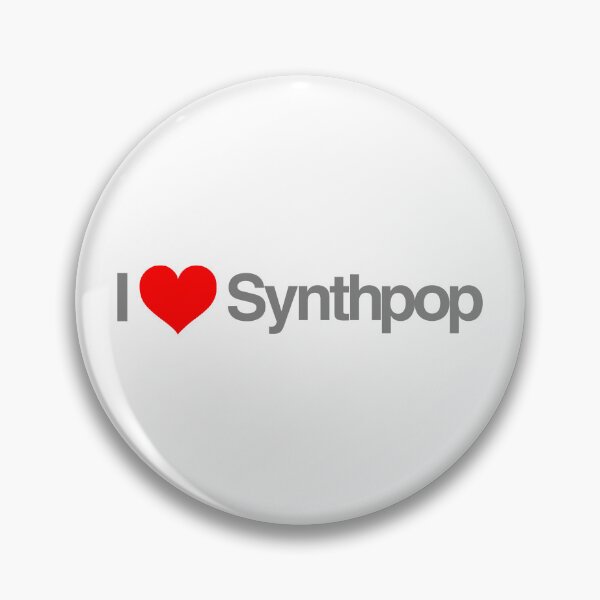 Aperçu de l'œuvre I love Synthpop créée et vendue par Periodic Table of Synthpop.