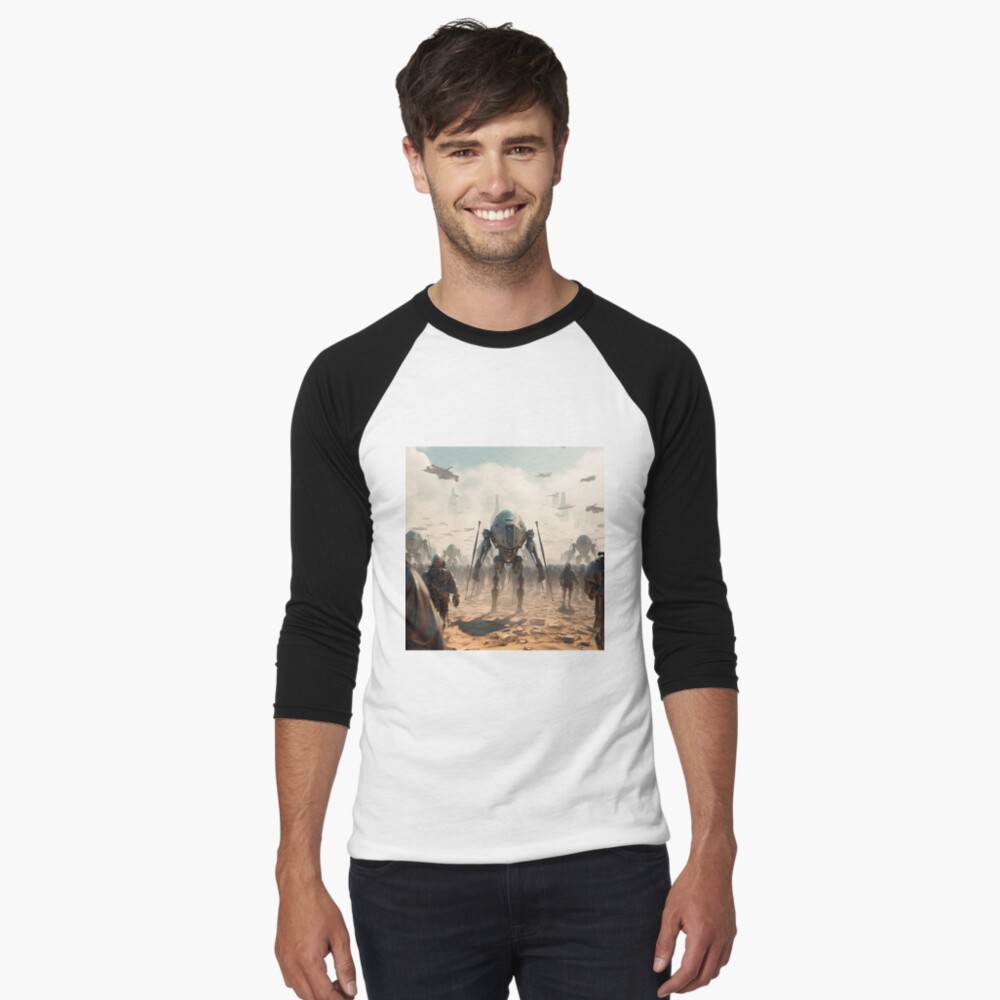 Item preview, Baseball ¾ Sleeve T-Shirt designed and sold by garretbohl.