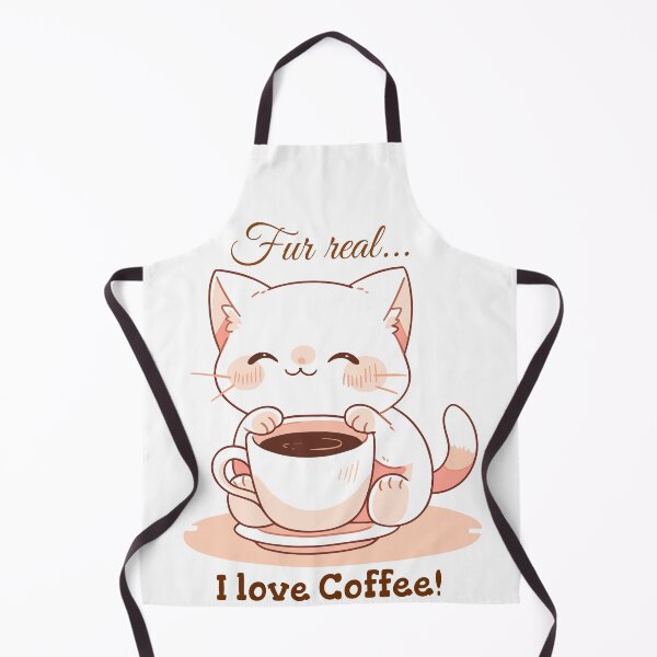 Item preview, Kawaii Cat Coffee Love - Fur real... I love Coffee designed and sold by Zandalus.