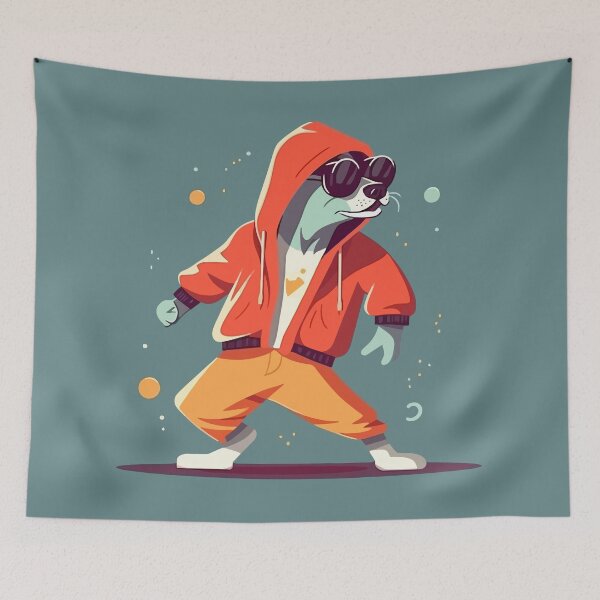 Item preview, Hip Hop Dancing Dog designed and sold by Amir Faysal.