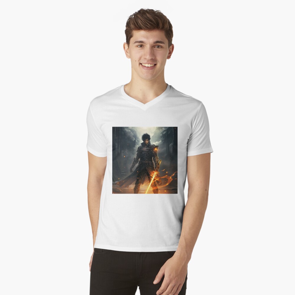 Item preview, V-Neck T-Shirt designed and sold by garretbohl.
