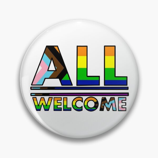 Item preview, Welcome All Progress Pride designed and sold by Lacey Schmidt.
