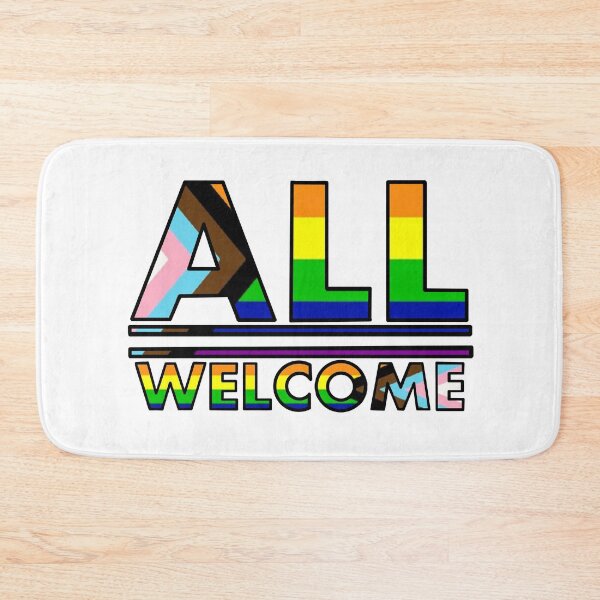 Item preview, Welcome All Progress Pride designed and sold by Lacey Schmidt.