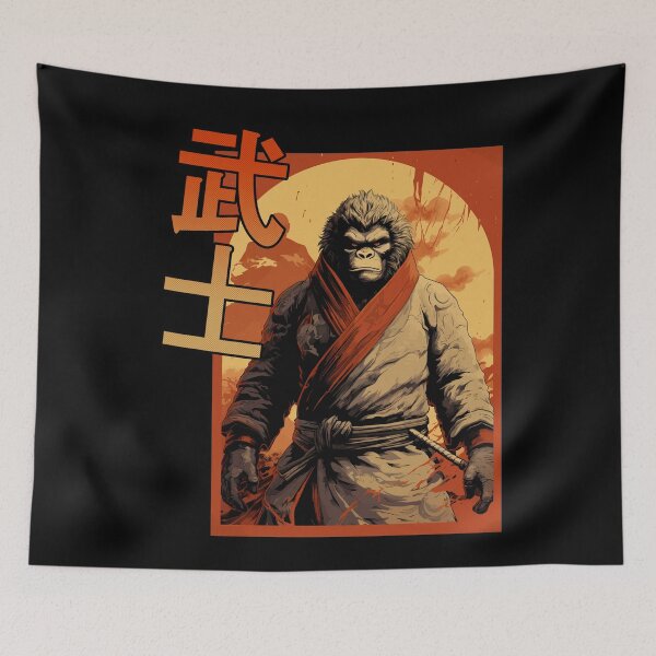 Item preview, Gorilla // Samurai T-shirt Canvas Design designed and sold by KalicoDesignUS.