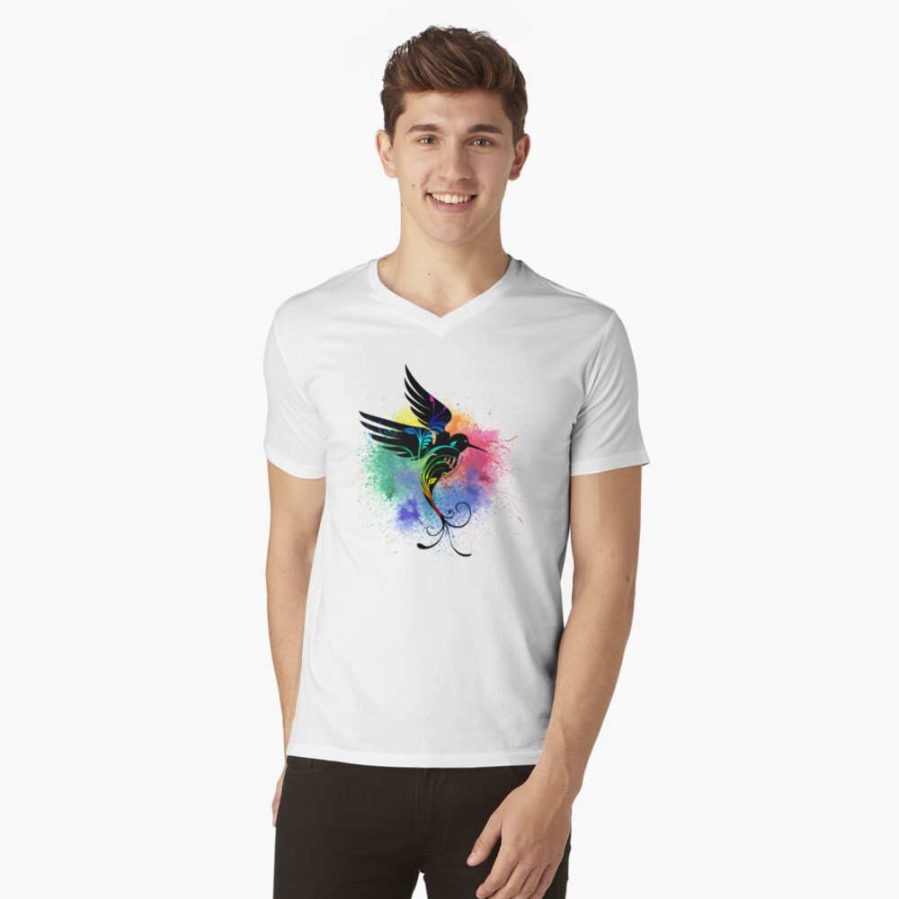 Item preview, V-Neck T-Shirt designed and sold by PosiQuotez.