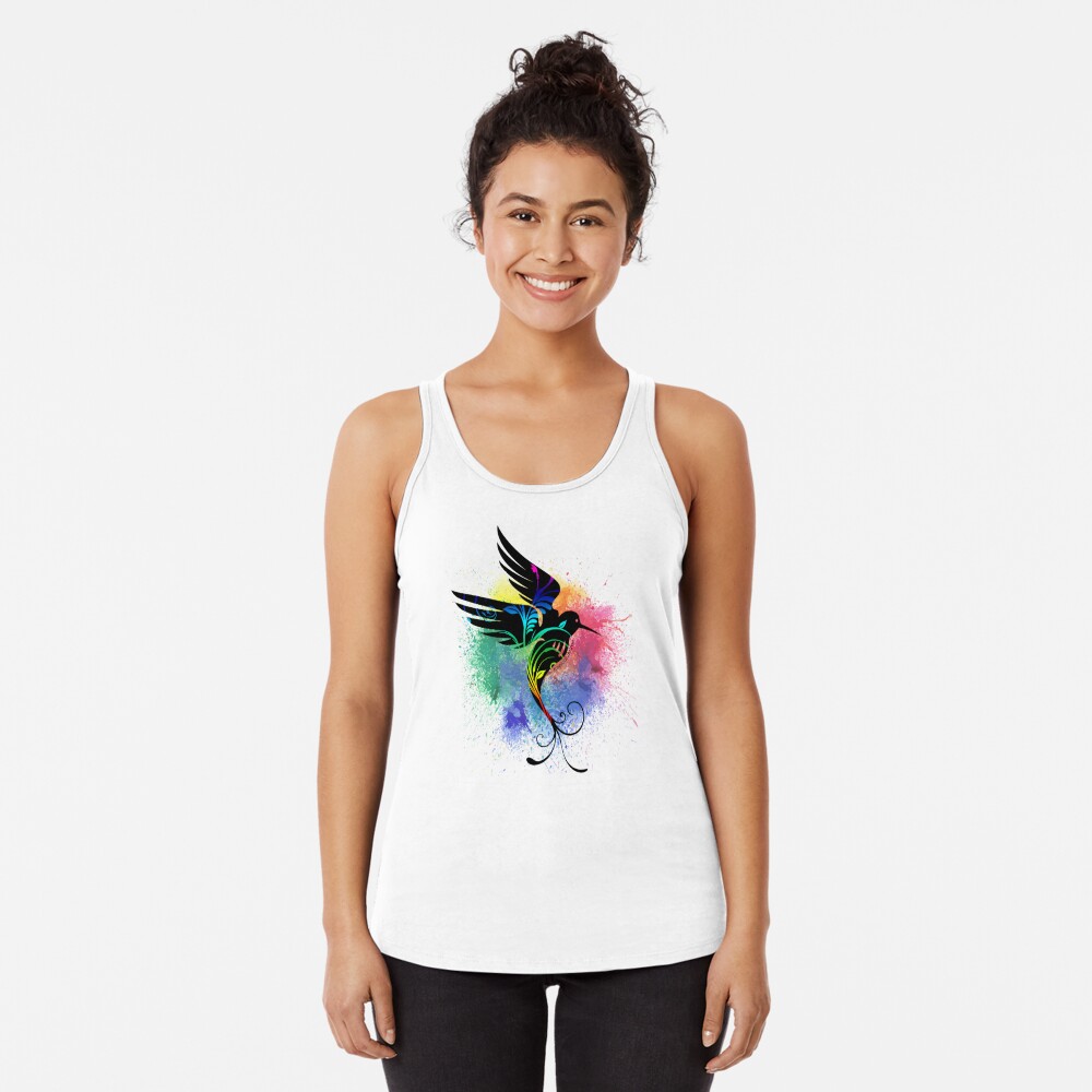 Item preview, Racerback Tank Top designed and sold by PosiQuotez.