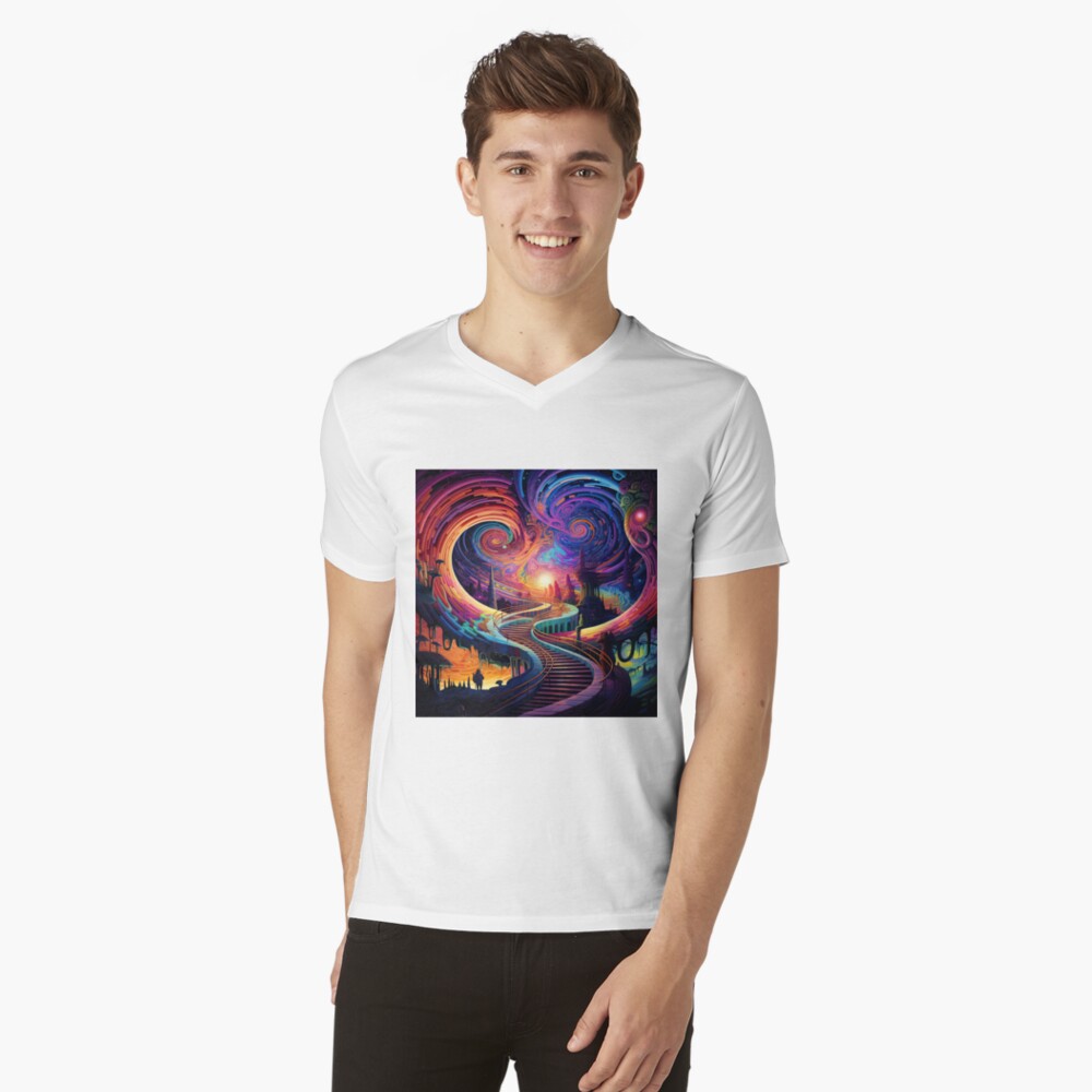 Item preview, V-Neck T-Shirt designed and sold by garretbohl.