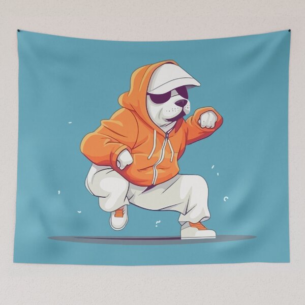Item preview, Hip Hop Dancing Dog designed and sold by Amir Faysal.