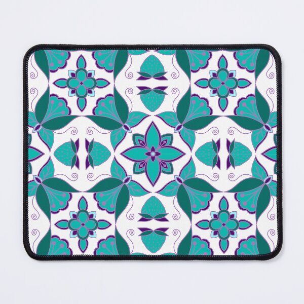 Item preview, Turquoise Floral designed and sold by Niibidoon.