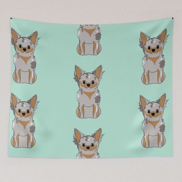 Item preview, Blue merle LH chihuahua designed and sold by SaintsPlace.