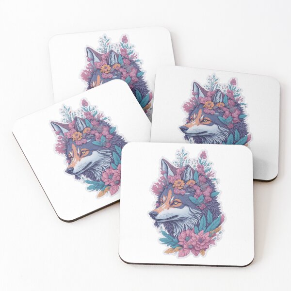 Item preview, Wildflower Wolf designed and sold by sjsketches.