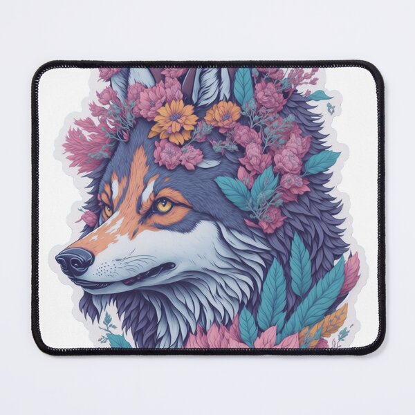 Item preview, Wildflower Wolf designed and sold by sjsketches.