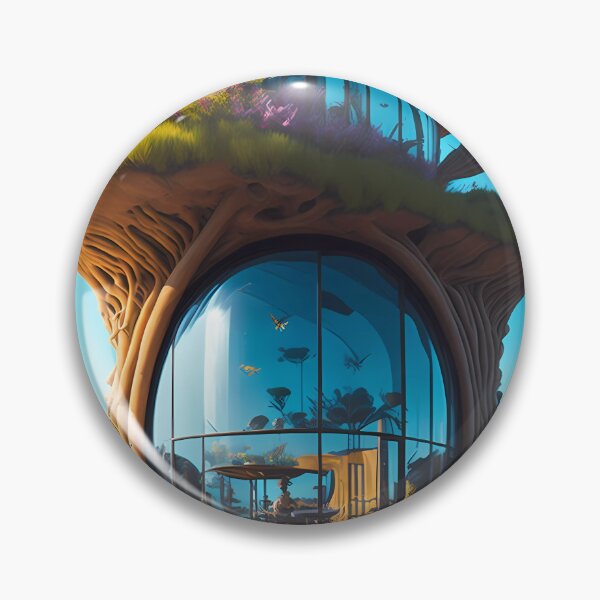Item preview, "The Whimsical Abode on the Fantastic Planet" designed and sold by Transelasticart.