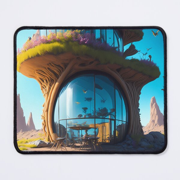 Item preview, "The Whimsical Abode on the Fantastic Planet" designed and sold by Transelasticart.