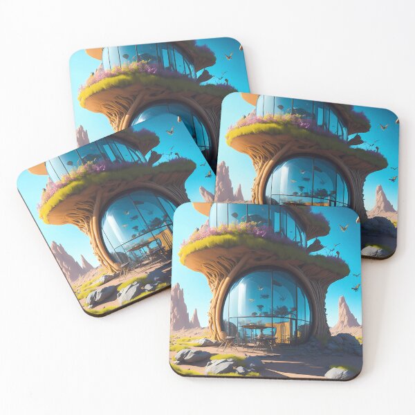 Item preview, "The Whimsical Abode on the Fantastic Planet" designed and sold by Transelasticart.