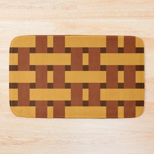 Item preview, Fabric Weave Types #04 - Weft Rib Weave Regular Pattern - Orange and Gold designed and sold by DesignCentrum.