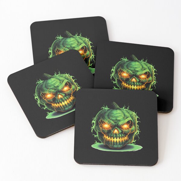 Item preview, Jack O'Lantern Monster Skull Halloween designed and sold by NevermoreFalls.