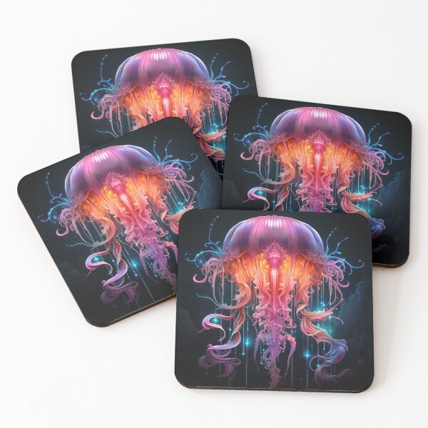 Item preview, Galactic Veil: The Enchanting Dance of the Cosmic Jellyfish designed and sold by Viktor Surzhko.