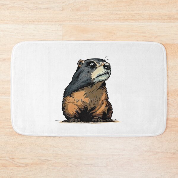 Item preview, Bicolor marmot designed and sold by GroundhogMs.