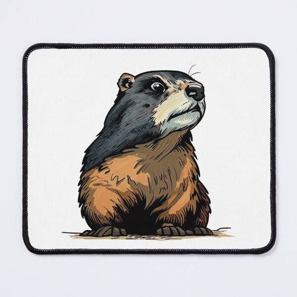 Item preview, Bicolor marmot designed and sold by GroundhogMs.