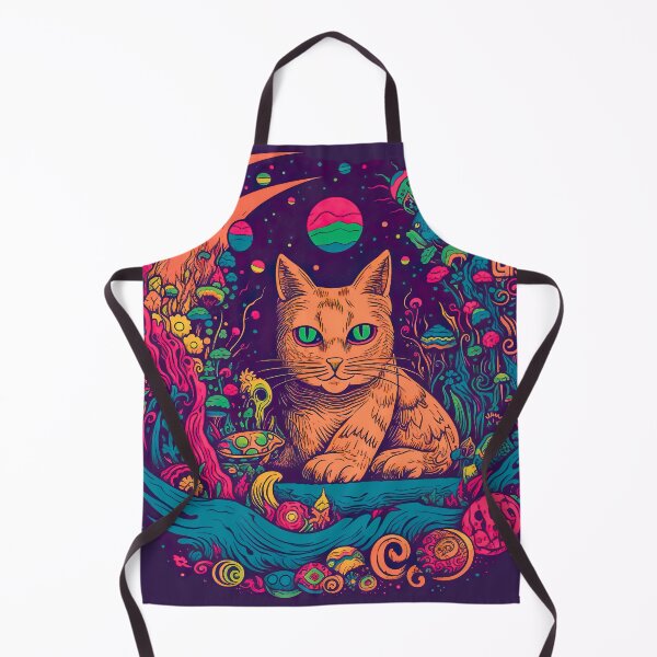 Item preview, Orange Psychedelic Cat - Kitty Looking So Mystical - Adopt This designed and sold by AlanPhotoArt.