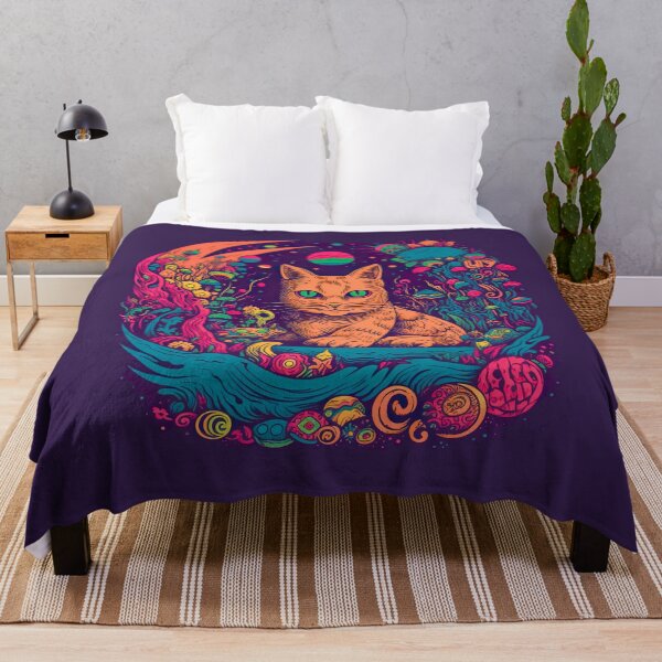 Item preview, Orange Psychedelic Cat - Kitty Looking So Mystical - Adopt This designed and sold by AlanPhotoArt.