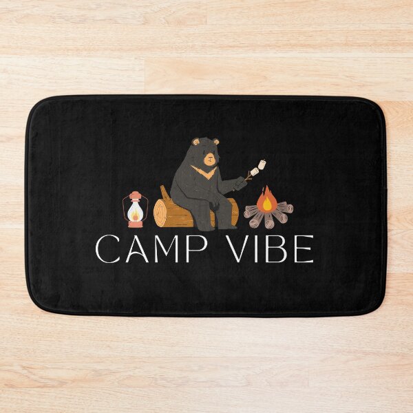 Item preview, Camp Vibe, Bear Roasting Marshmallows by the Fire, Camping, Cute, Camp Vibes, Wanderlust, Adventure, Outdoors, Nature Design designed and sold by Mgibsonphoto.