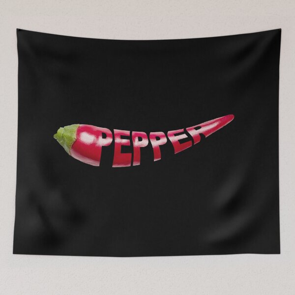 Item preview, pepper with typography designed and sold by DeluxBee.