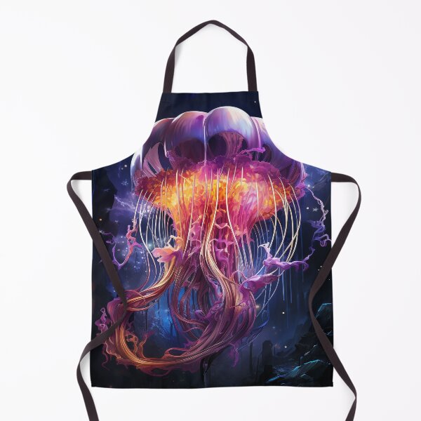 Item preview, Celestial Cascades: The Neon Tides of an Interstellar Jellyfish designed and sold by Viktor Surzhko.