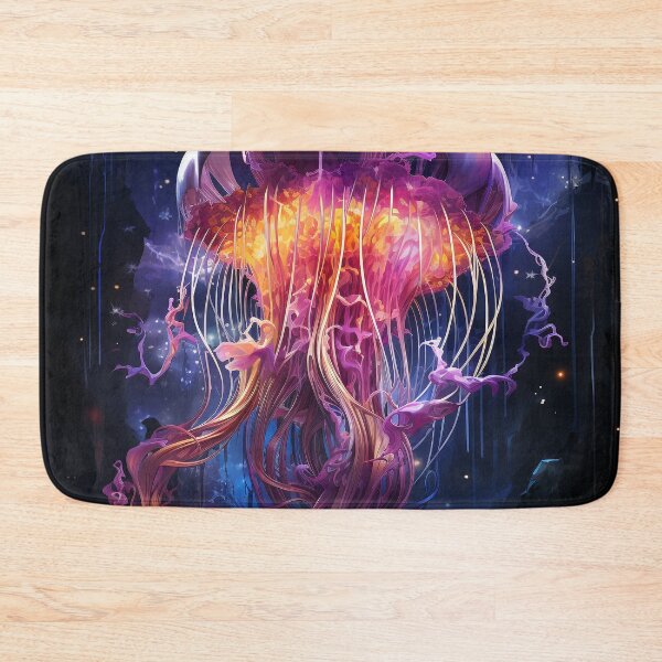 Item preview, Celestial Cascades: The Neon Tides of an Interstellar Jellyfish designed and sold by Viktor Surzhko.