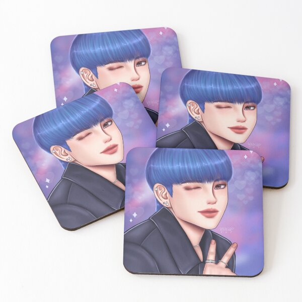 Item preview, Hongjoong - Blueberry Boy designed and sold by mochi.kook.art.