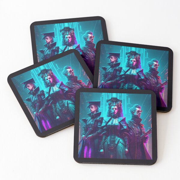 Item preview, The queen and her courtiers. Cyberpunk. designed and sold by Natalia-Vlad.