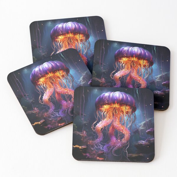 Item preview, Galactic Serenade: The Enigmatic Beauty of a Cosmic Jellyfish designed and sold by Viktor Surzhko.
