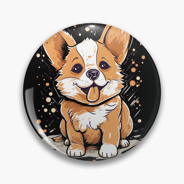 Item preview, Candid corgi print designed and sold by InstaCreatives.