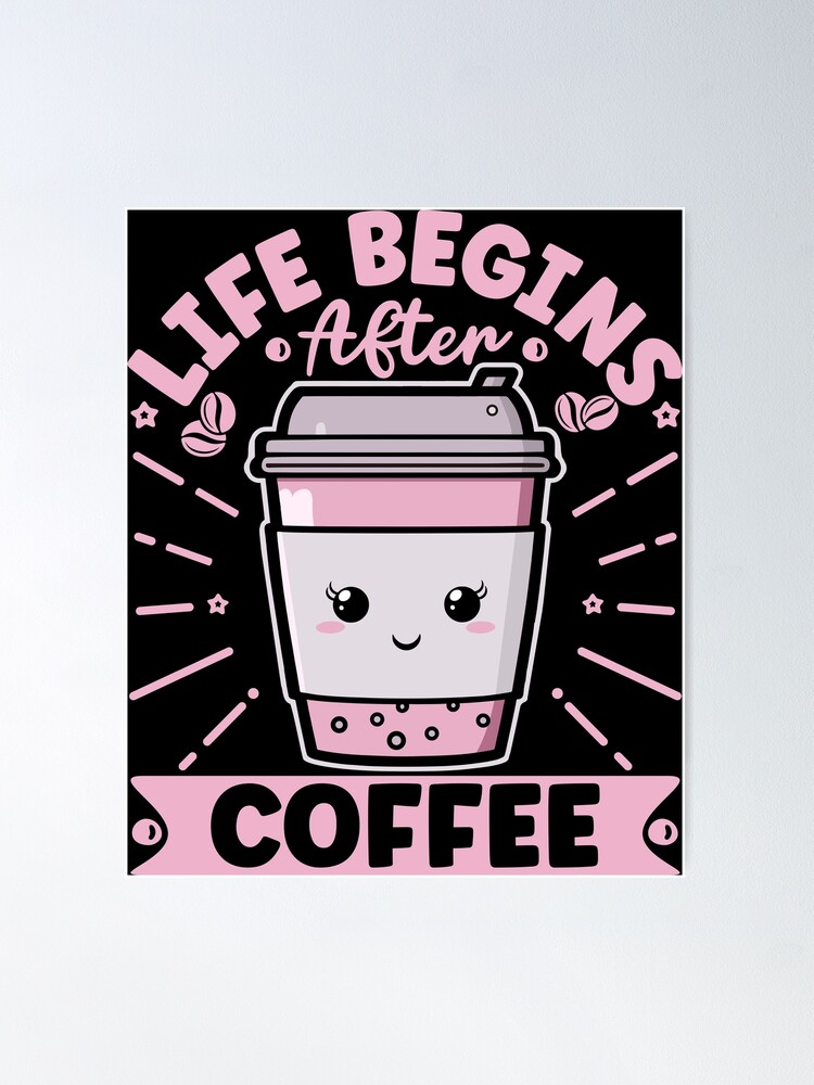 Cutest mug ever - Pink Poster