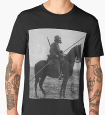 WW1 German Soldier on Horseback Men's Premium T-Shirt