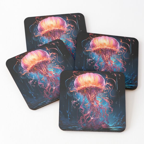 Item preview, Ethereal Beacon of the Abyss: The Cosmic Jellyfish’s Guiding Light designed and sold by Viktor Surzhko.