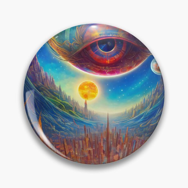 Item preview, Abstract art world and the eye designed and sold by Artistic canvas store.