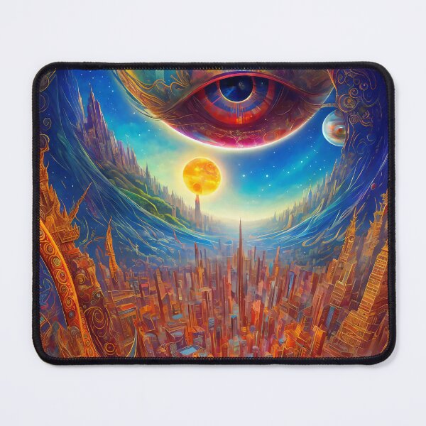 Item preview, Abstract art world and the eye designed and sold by Artistic canvas store.
