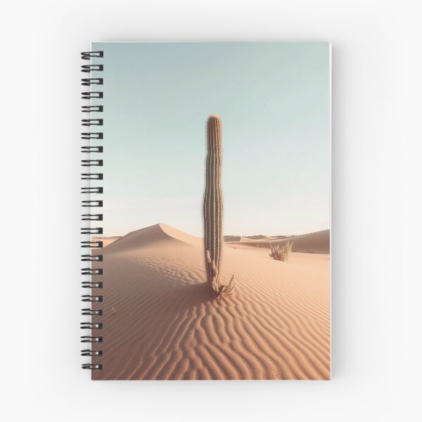 Item preview, Cactus In The Sandy Desert. Large Sand Dune designed and sold by GiveMeMood.