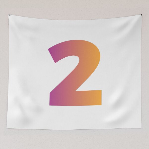 Item preview, Number 2 (Two) designed and sold by LynksArts.