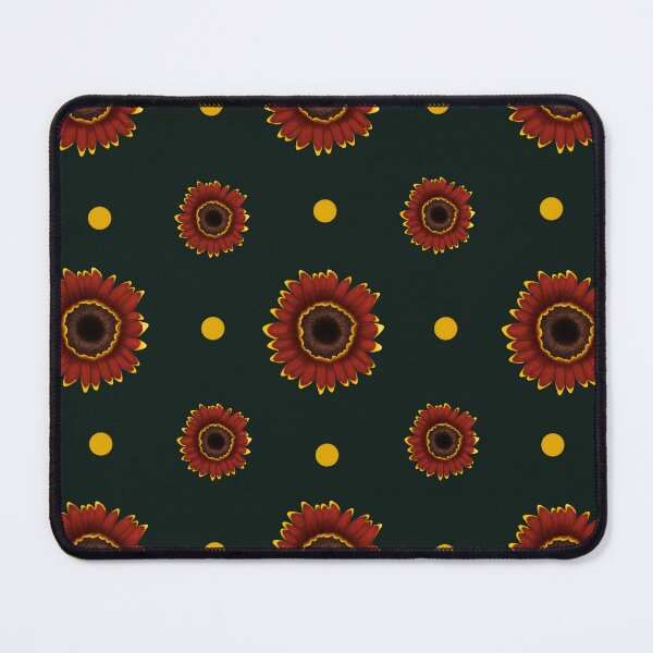 Item preview, Red Sunflower Pattern designed and sold by Cnidarian.