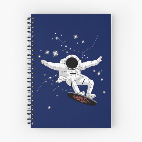 Item preview, Astronaut on a Mushu Skateboard in front of Virgo Constellation designed and sold by Jenny Cai.