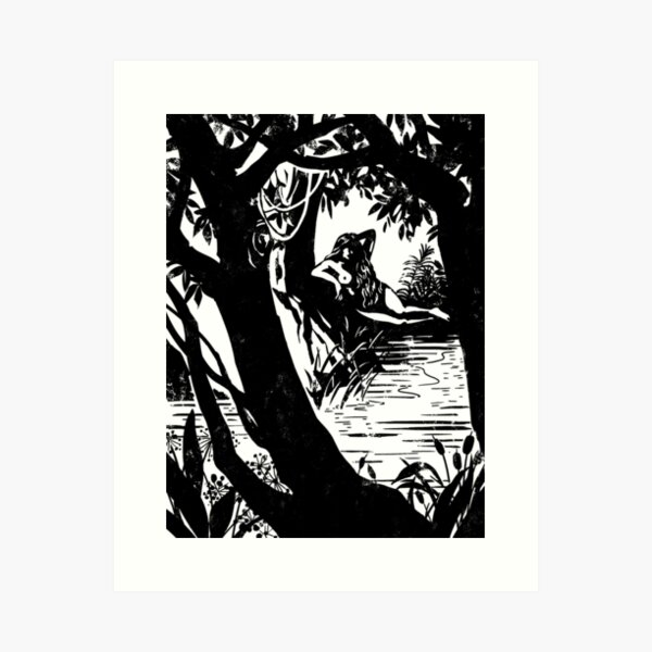 Basa Andere, the wild woman Art Print